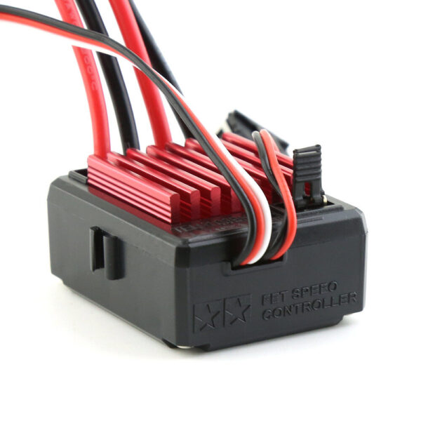 Waterproof Brushed ESC 60A/80A for 103BK 108BK RC Climbing Car and Boat Model ESC Tamiya Plug - Image 3