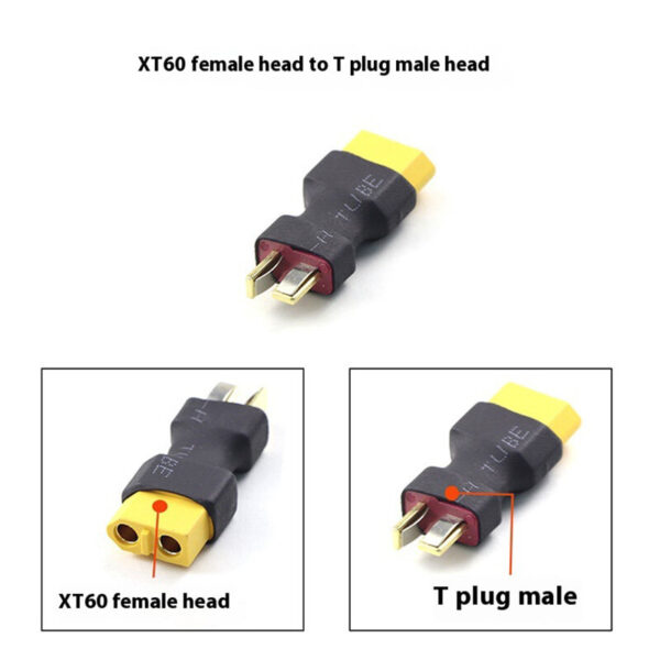 2pcs RC XT60 Male To Deans Plug Female T Connector Adapter for Remote Control Vehicles and Toys - Image 7