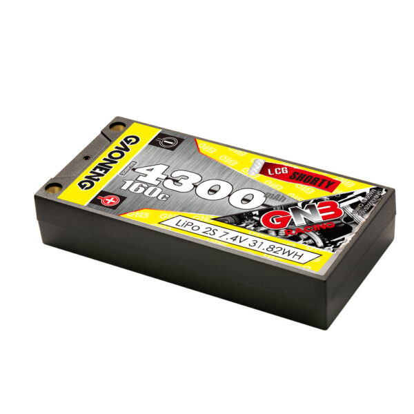 Gaoneng GNB43002S160i 7.4V 4300mAh 160C 2S LiPo Battery XT60 / XT90 / T Plug for 1/12 High Speed RC Car Vehicle - Image 3