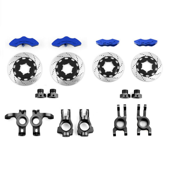 Upgraded Metal Simulation Disc Brake Kit Set for Citroen C3 KM E8374 1/7 Rally RC Cars Vehicles Models Spare Parts Accessories - Image 2