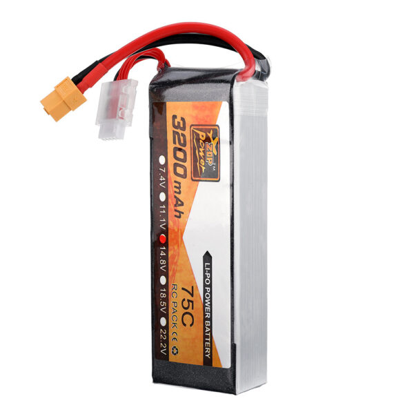 ZOP Power 14.8V 3200mAh 75C 4S Lipo Battery XT60 Plug for RC Airplane - Image 4