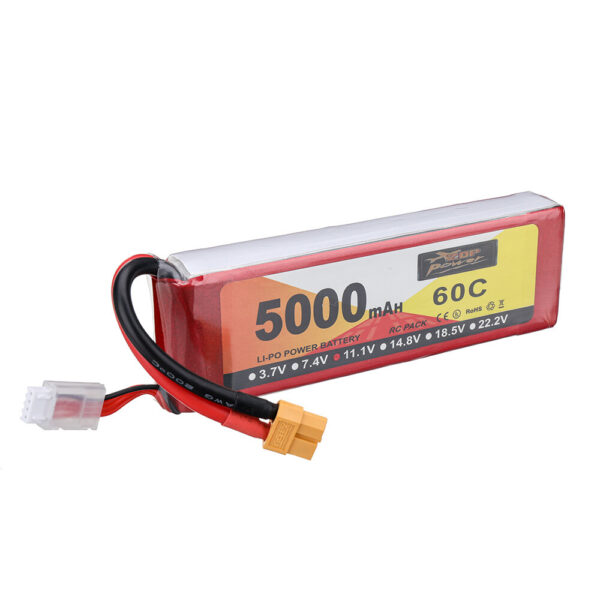 ZOP Power 11.1V 5000mAh 60C 3S LiPo Battery XT60 Plug for RC Drone - Image 2