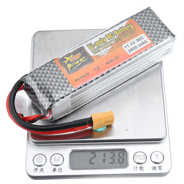 ZOP Power 11.1V 2800mAh 3S 30C Lipo Battery XT60 Plug - Image 8