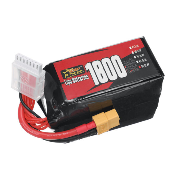 ZOP Power 6S 22.2V 1800mAh 120C 39.96Wh LiPo Battery XT60 Plug for RC Drone FPV Racing - Image 3