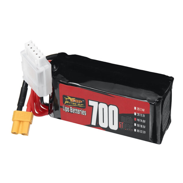 ZOP Power 4S 14.8V 700mAh 105C 10.36Wh LiPo Battery XT30 Plug for RC Helicopter Airplane - Image 3