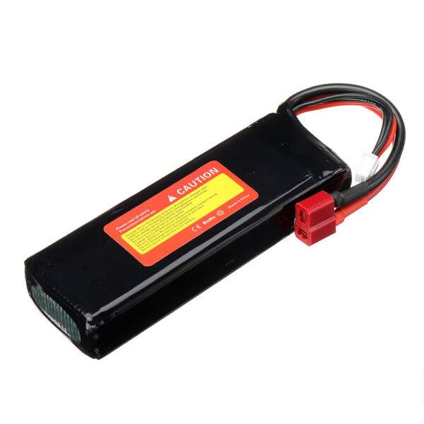 URUAV 7.4V 3000mah Battery 40C T Plug for WLtoys 144001 124018 124019 104001 124016 017 RC Car Part - Image 2