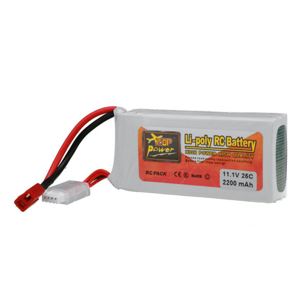 ZOP Power 3S 11.1V 2200mAh 25C Lipo Battery T Plug - Image 3