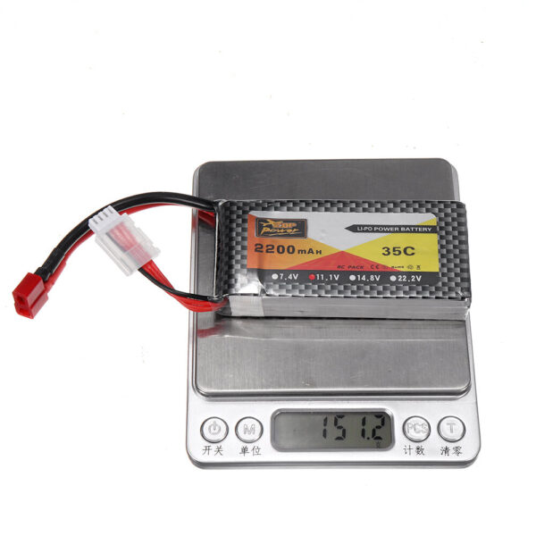 ZOP Power 11.1V 2200mAh 35C  3S Lipo Battery T Plug For RC Models - Image 8