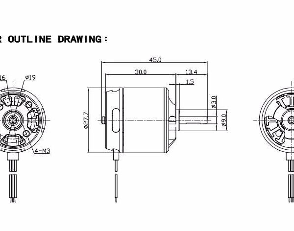 Racerstar BR2830 900KV 2-4S Brushless Motor For RC Airplane - Image 8