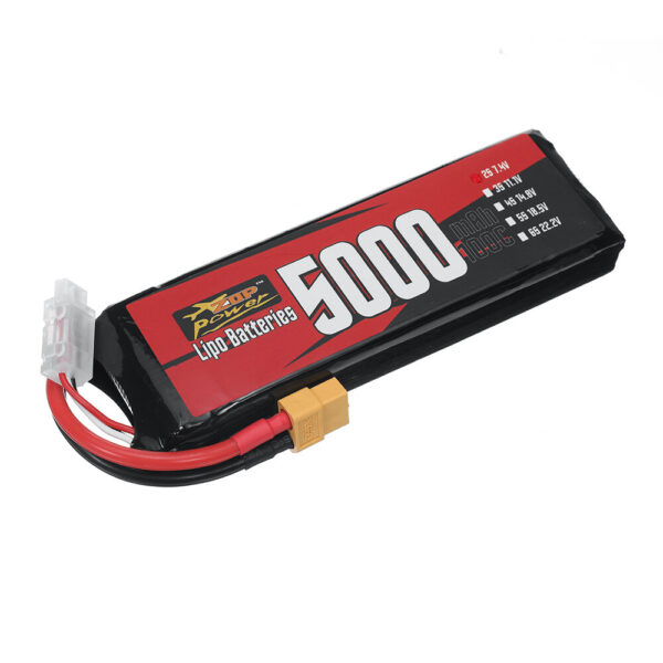 ZOP Power 2S 7.4V 5000mAh 100C 37Wh LiPo Battery XT60 Plug for RC Car Airplane Helicopter - Image 2