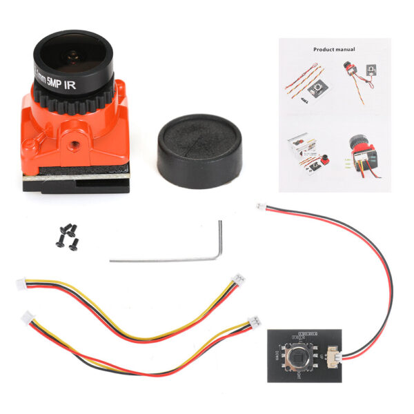 Mista MS519 1/1.8 Inch Starlight 1800TVL 2.1mm Lens FOV 120 NTSC/PAL 16:9/4:3 Switchable Wide Voltage Freestyle FPV Camera For RC Drone - Image 9