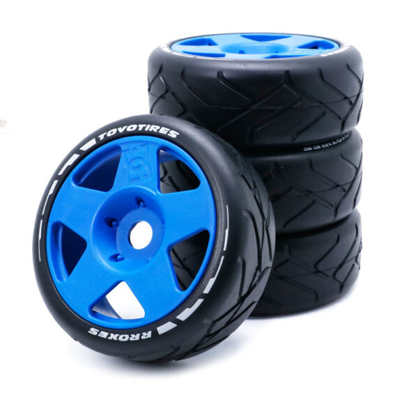 4PCS 1/8 Rally Drift On-Road Tires Wheels 17mm Hex for ARRMA INFRACTION LIMITLESS FELONY F1 ZD RC Car Vehicles Model Parts - Image 5