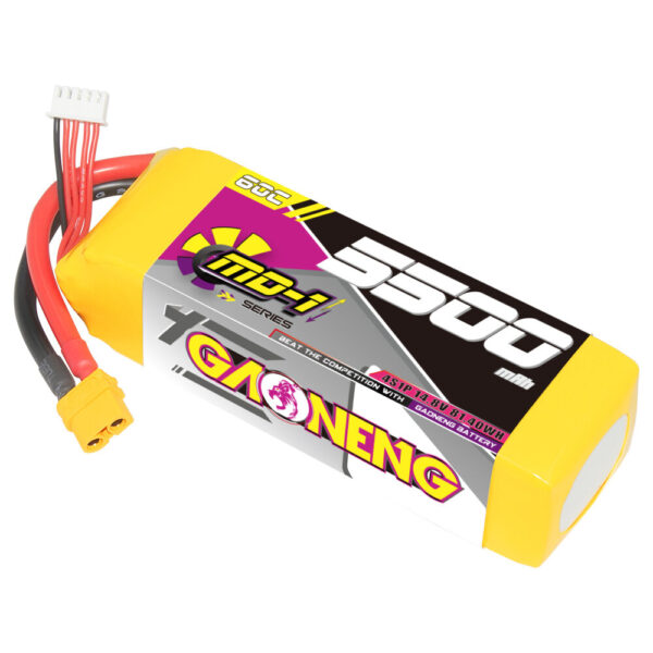 Gaoneng GNB 4S 14.8V 5500mAh 60C LiPo Battery T Plug / XT60 Plug for 1/8 Scale RC Car 700 Helicopter RC Boat MultiCopter - Image 2