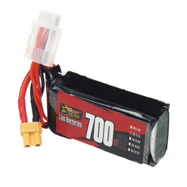 ZOP Power 3S 11.1V 700mAh 105C 7.77Wh LiPo Battery XT30 Plug for RC Helicopter Airplane FPV Racing Drone - Image 3