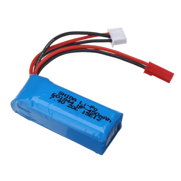 7.4V 450mAh 20C 2S LiPo Battery JST Plug for K989 K969 K979 1/28 RC Car - Image 3