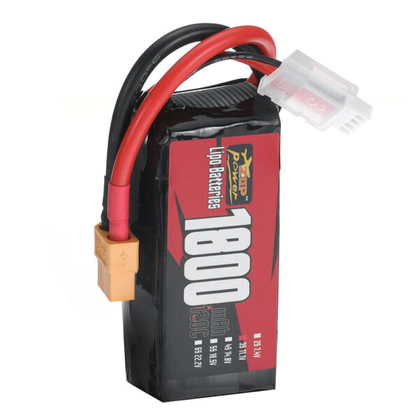 ZOP Power 3S 11.1V 1800mAh 120C 19.98Wh LiPo Battery XT60 Plug for RC Drone - Image 4