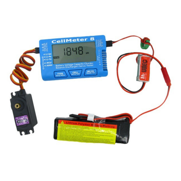 CellMeter 8 1-8S Li-Po Battery Discharge Charger Voltage Servo Test All-in-one Multi-Function Tester - Image 6