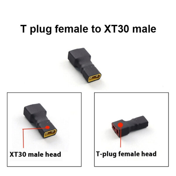 2pcs RC XT60 Male To Deans Plug Female T Connector Adapter for Remote Control Vehicles and Toys - Image 9