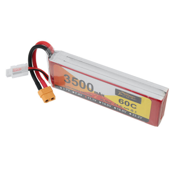 ZOP POWER 11.1V 3500mAh 60C 3S LiPo Battery XT60 Plug for RC Drone - Image 1