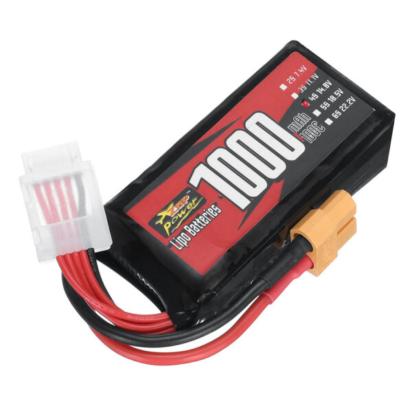 ZOP Power 14.8V 1000mAh 100C 4S LiPo Battery With XT60 Plug for RC Drone - Image 2