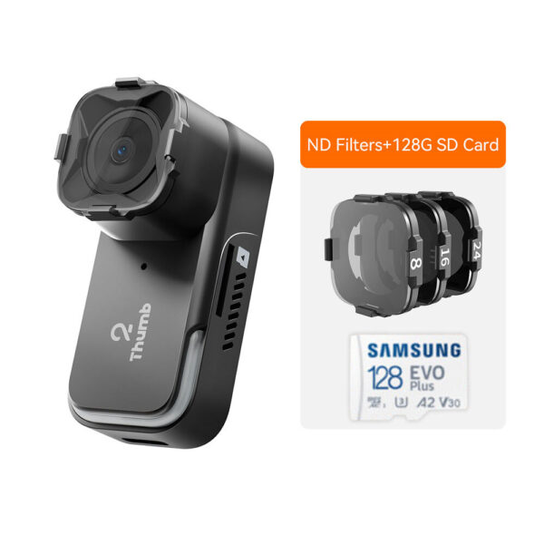 RunCam Thumb 2 HD Camera 4K 60fps 1440P Gyro Cam with ND Filter Set 128G TF Card Kit - Image 6