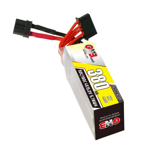 GAONENG GNB LiHV 4S 15.2V 380mAh 90C LiPo Battery XT30 Plug for CineWhoop RC FPV Racing Drone Airplane - Image 2