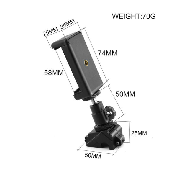 RS R101 Transmitter Mobile Phone Holder Stand Bracket Mount for FlySky FS-NB4 Remote Control Transmitter - Image 5