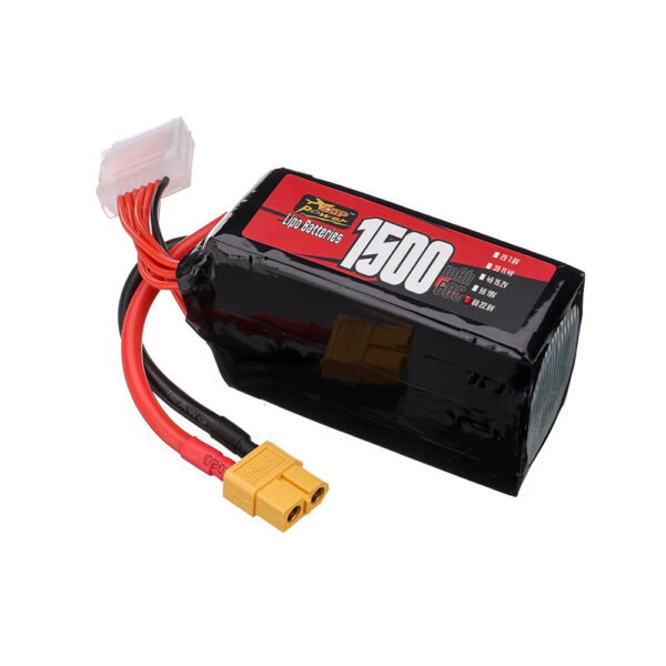 ZOP Power 6S 22.8V 1500mAh 60C 34.2Wh LiPo Battery XT60 Plug for RC Drone - Image 2