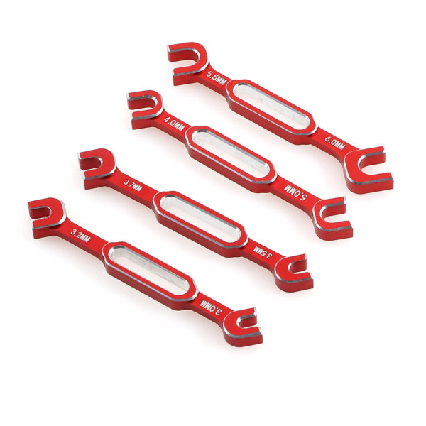 4Pcs Wrench 3/3.2/3.5/3.7/4/5/5.5/6mm Turnbuckle Nut Ball End Joint Remover Universal Tool For RC Car Boat Parts - Image 3