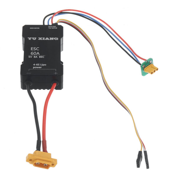 YXZNRC F280 3D/6G 6CH RC Helicopter Parts 4-6S BEC 5V/8A 60A ESC - Image 1