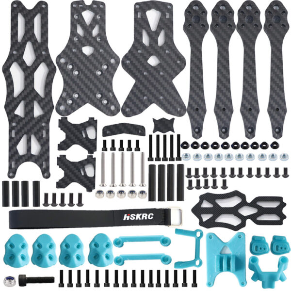 APEX5 5 Inch Carbon Fiber Frame Kit Support DJI O3 for DIY Freestyle RC FPV Racing Drone - Image 9