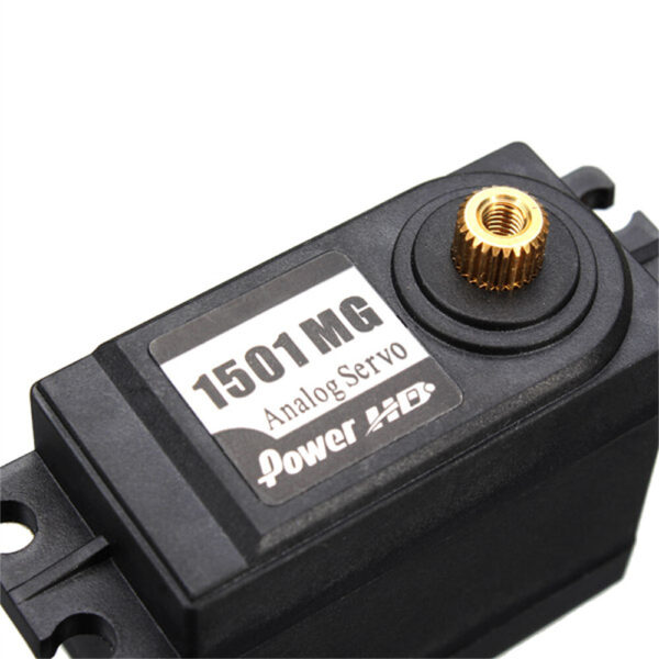 Power HD-1501MG 180 17KG Large Torque Servo for Futaba RC Car/Robot - Image 2