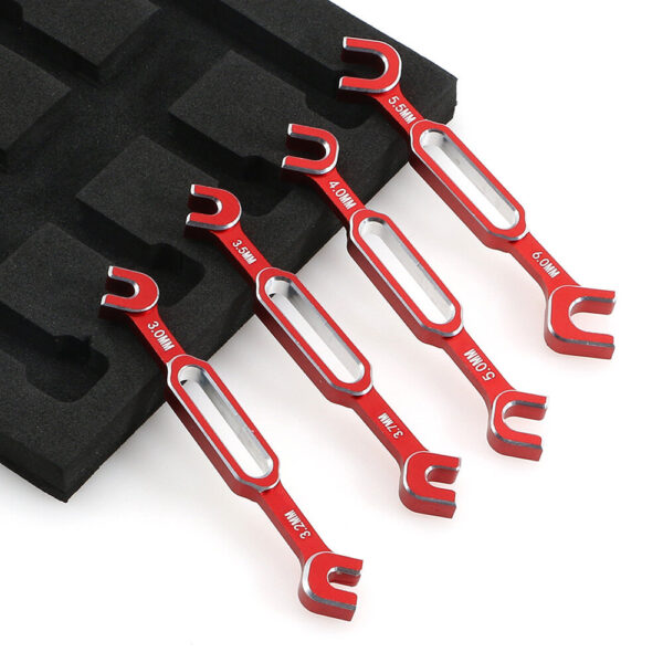 4Pcs Wrench 3/3.2/3.5/3.7/4/5/5.5/6mm Turnbuckle Nut Ball End Joint Remover Universal Tool For RC Car Boat Parts - Image 4