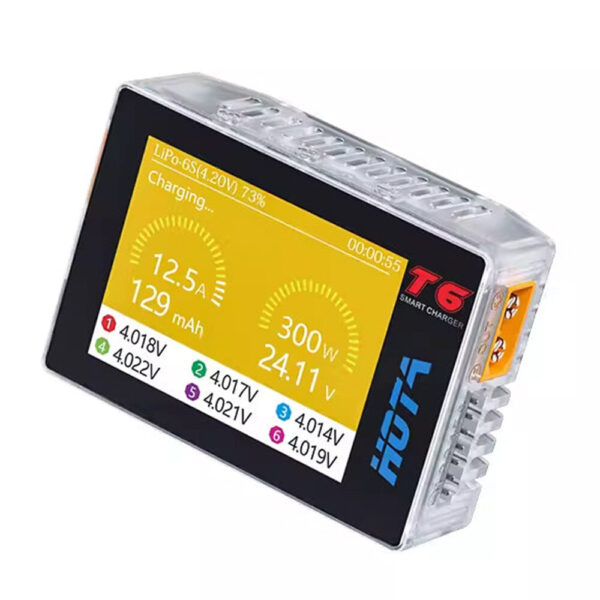 HOTA for T6 DC 300W PD 90W 15A 1-6S Pocket LiPo Battery Charger - Image 2