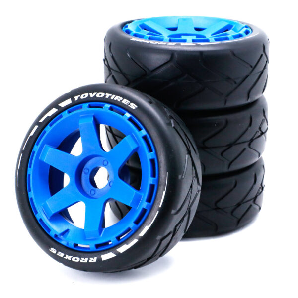 4PCS 1/8 Rally Drift On-Road Tires Wheels 17mm Hex for ARRMA INFRACTION LIMITLESS FELONY F1 ZD RC Car Vehicles Model Parts - Image 7