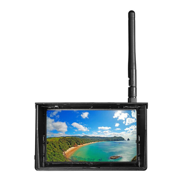 JINJIEAN 5.8G 48CH 4.3 Inch LCD 480x272 16:9 NTSC/PAL FPV Monitor Auto Search With OSD Build-in Battery for RC Drone - Image 1