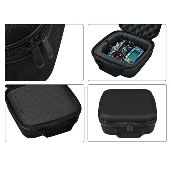 Universal Nylon EVA Waterproof Transmitter Carrying Bag Storage Case For FUTABA Wfly Radiolink AT9S AT10 Radiomaster TX12 Radio Transmitter - Image 2