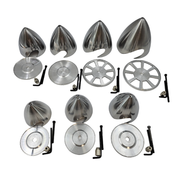 76mm/82mm/89mm/95mm/102mm/114mm/127mm Aluminium Metal Propeller Spinner for Gasoline Engine RC Airplane - Image 1