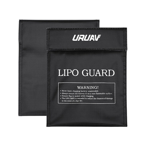 URUAV Fireproof Explosionproof LiPo Battery Portable Safety Bag 22X18cm - Image 2