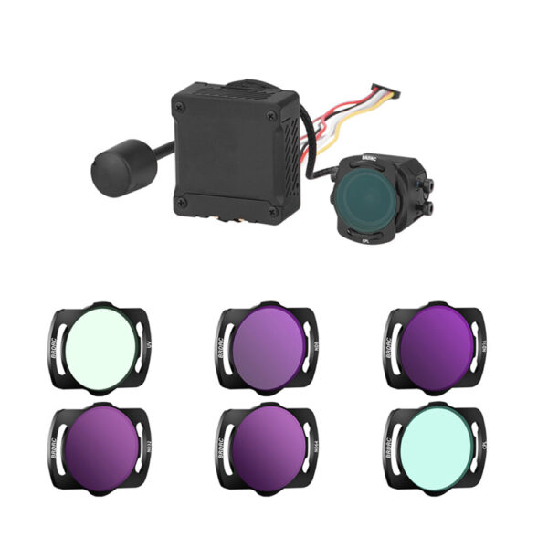 BRDRC Camera Lens Filter UV/CPL/ND8/ND16/ND32/ND64 Set Combo for DJI Avata DJI O3 Air Unit - Image 1