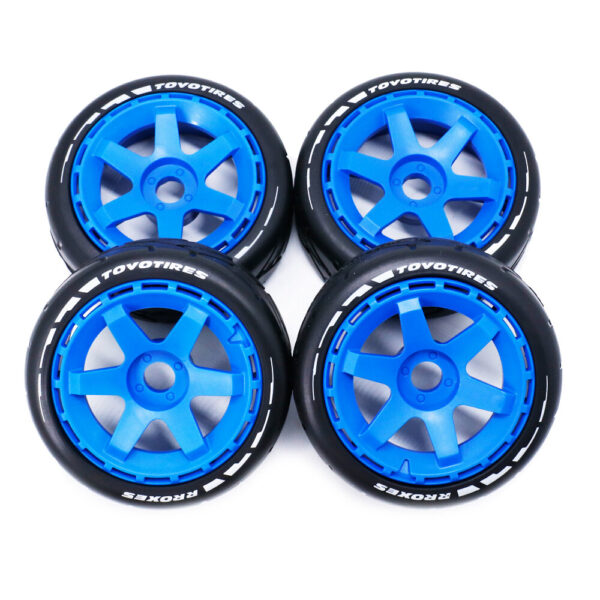 4PCS 1/8 Rally Drift On-Road Tires Wheels 17mm Hex for ARRMA INFRACTION LIMITLESS FELONY F1 ZD RC Car Vehicles Model Parts - Image 8