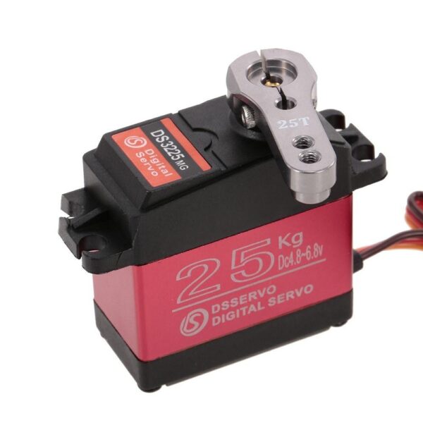 4pcs DSSERVO DS3225 25KG 180 Degree Metal Gear High Torque Waterproof Digital Servo For RC Airplane Robot - Image 2