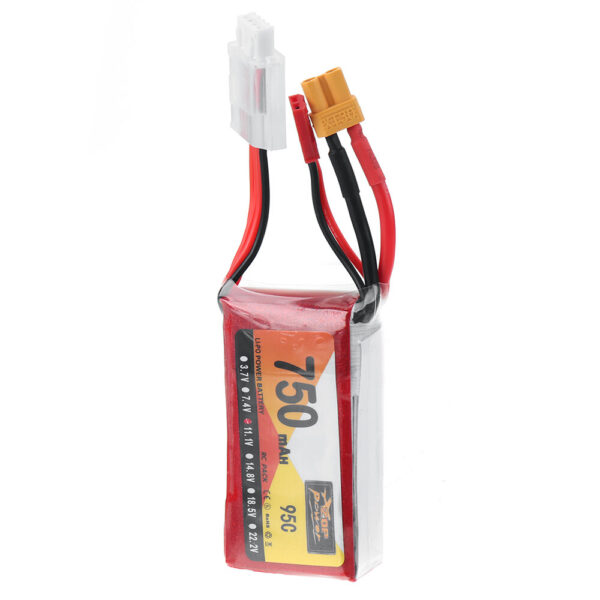 ZOP POWER 11.1V 750mAh 95C 3S LiPo Battery XT30 Plug for RC Drone - Image 4