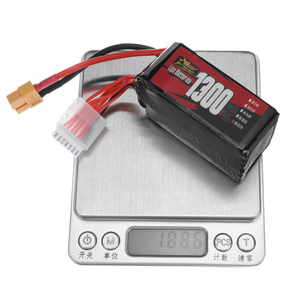 ZOP Power 6S 22.2V 1300mAh 60C 28.86Wh LiPo Battery XT60 Plug for Geprc Cinelog35 V2 RC FPV Racing Drone - Image 9