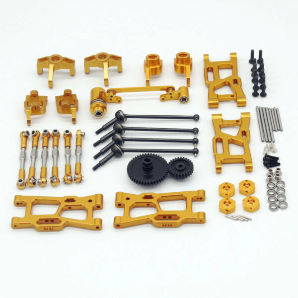 Wltoys 144001 144010 124017 124019 124018 Upgraded Metal Parts Set RC Car Parts - Image 1