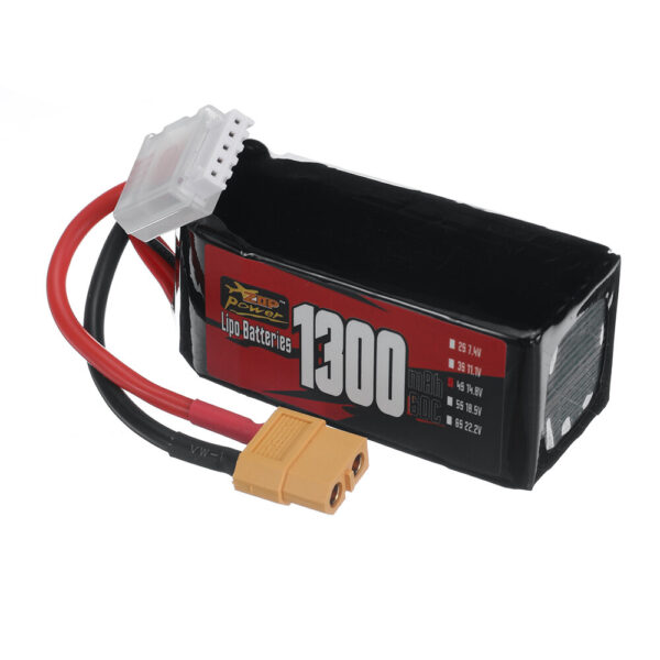 ZOP Power 4S 14.8V 1300mAh 60C 19.24Wh LiPo Battery XT60 Plug for RC Drone - Image 4