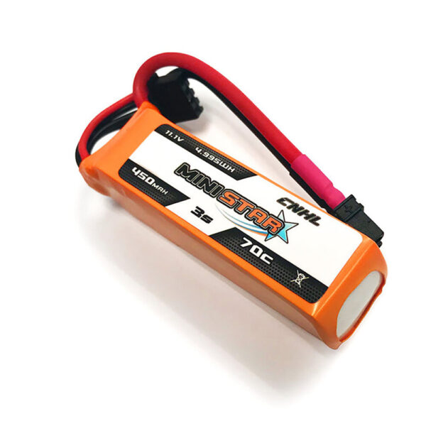 CNHL MiniStar 3S 11.1V 450mAh 70C LiPo Battery XT30U Plug for RC Drone FPV Racing - Image 1