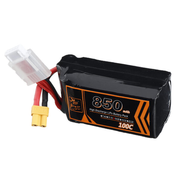 ZOP Power 14.8V 850mAh 100C 4S Lipo Battery XT30 Plug for RC Racing Drone - Image 3