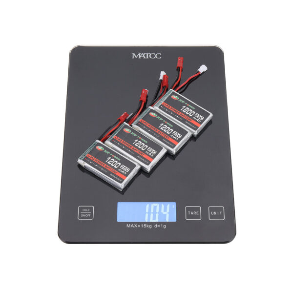 4 PCS XF POWER 3.7V 1200mAh 25C 1S LiPo Battery JST Plug with Battery Charger for RC Drone - Image 7