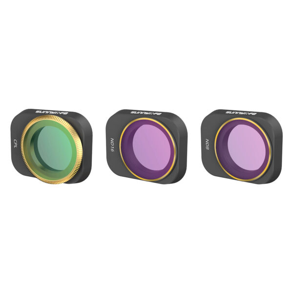 Sunnylife Camera Lens Filter Adjustable UV CPL ND4 ND8 ND16 ND32 ND4/PL ND8/PL ND16/PL ND32/PL Combo Set for DJI Mini 3 PRO RC Drone Quadcopter - Image 7